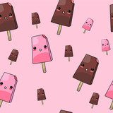 Douceur gourmande en motifs kawaii