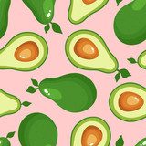 Explosion tropicale d’avocats lumineux