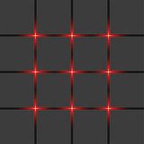 Grille lumineuse futuriste minimaliste