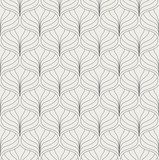 Motif floral minimaliste en symétrie