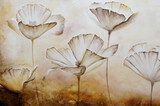 Rêverie florale en tons sépia
