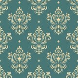 Symphonie baroque en bleu-vert et crème
