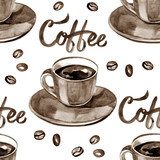 Symphonie café en aquarelle