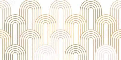 Chorégraphie douce d'arcs et lignes