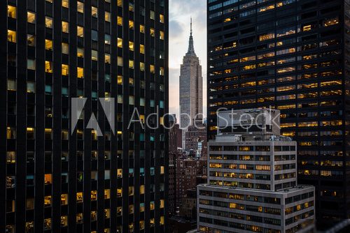Crépuscule sur Midtown Manhattan
