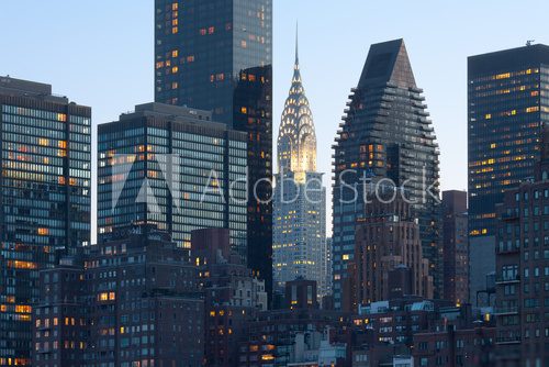 Éclats crépusculaires sur Manhattan
