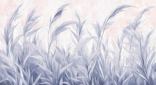 Élégance botanique en nuances pastel