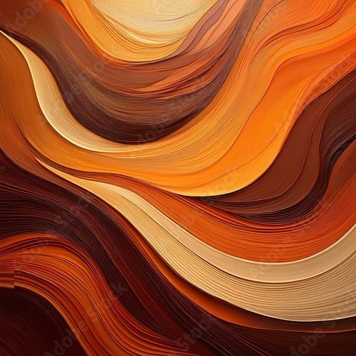 Flux chaud aux ondulations abstraites