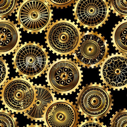 Harmonie mécanique dorée