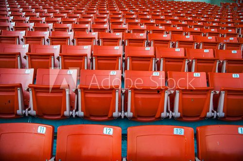 Perspective vive d'un stade vibrant