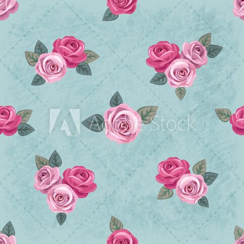 Porteur mtal vintage rose tendre