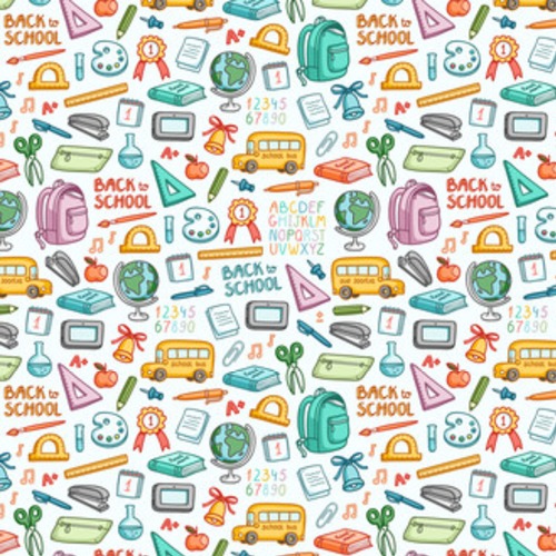 Ambiance scolaire colorée et ludique