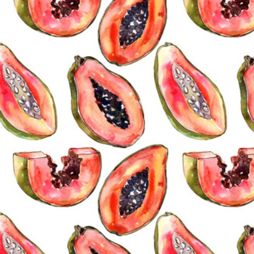 Douceur exotique en éclats d'aquarelle