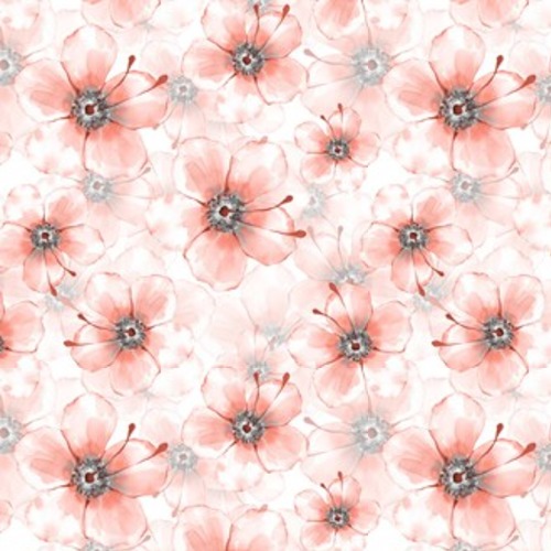 Éclats floraux saumonés doux