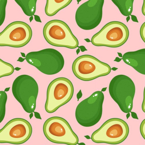 Explosion tropicale d’avocats lumineux