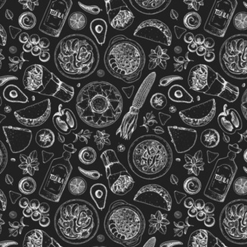 Inspiration mexicaine en noir et blanc
