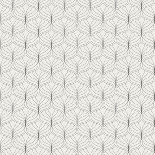 Motif floral minimaliste en symétrie