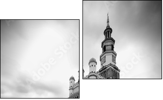 old town hall in Poznan - Two-piece canvas, Diptych