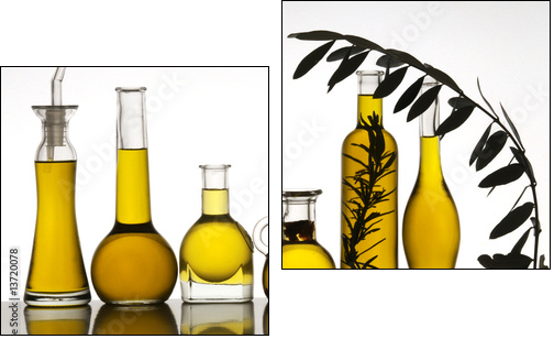 Olio di oliva - Two-piece canvas, Diptych
