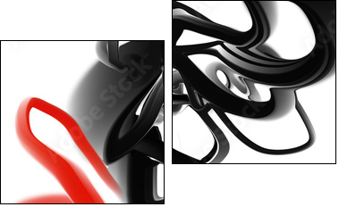 Dynamic forms - Two-piece canvas, Diptych