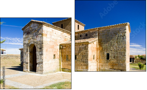 San Pedro de la Nave, El Campillo, Castile and Leon, Spain - Two-piece canvas, Diptych
