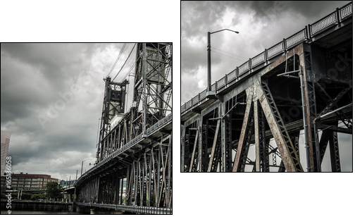 Steel Bridge - Two-piece canvas, Diptych