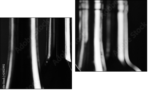 bottles - Two-piece canvas, Diptych