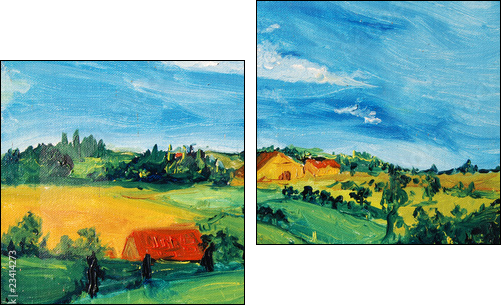 ittre4 - Two-piece canvas, Diptych