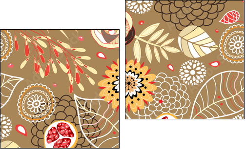 Autumn Texture - Two-piece canvas, Diptych