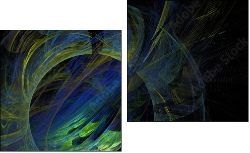 universum fantasie - Two-piece canvas, Diptych
