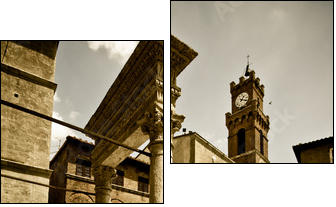 Tuscan historic architecture - Two-piece canvas, Diptych