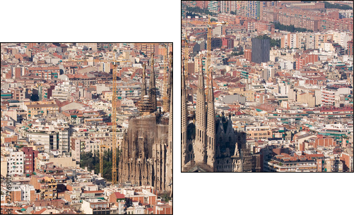 Sagrada Familia - Two-piece canvas, Diptych