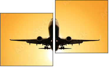 take-off runway - Two-piece canvas, Diptych