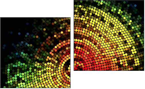 Abstract Background Vector - Two-piece canvas, Diptych