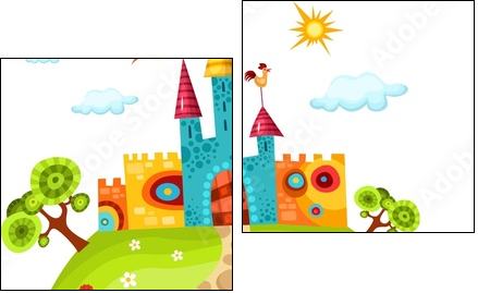 princess - Two-piece canvas, Diptych
