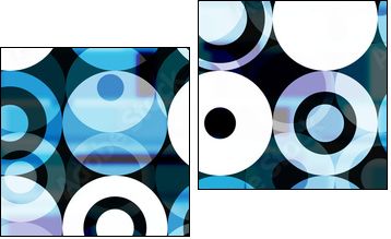 ã°ã©ãã£ãã¯ãã¿ã¼ã³ - Two-piece canvas, Diptych