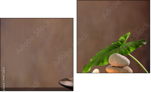 Spa still life - Two-piece canvas, Diptych