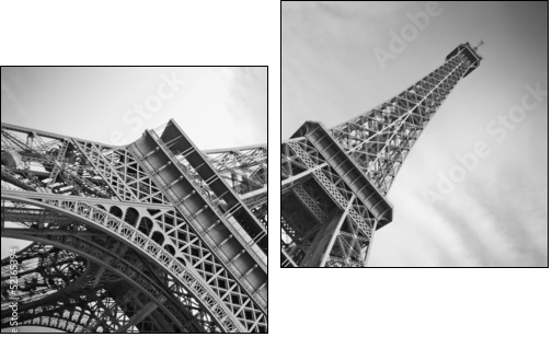 The Eiffel Tower, Paris - Two-piece canvas, Diptych