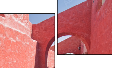Monastery of St. Catherine at Arequipa, Peru - Two-piece canvas, Diptych