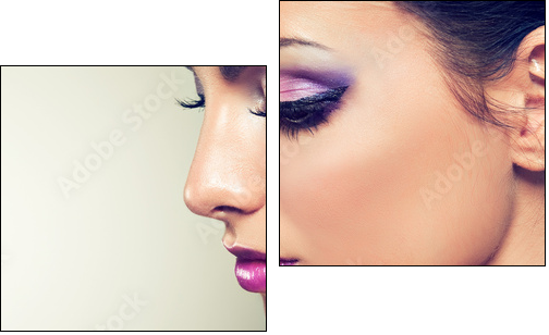 Beauty Portrait - Two-piece canvas, Diptych