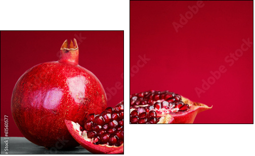 pomegranate fruit - Two-piece canvas, Diptych