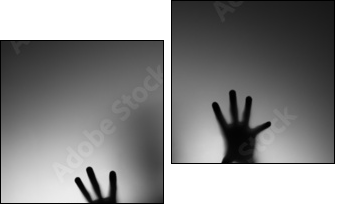 Ghosts Hand - Two-piece canvas, Diptych