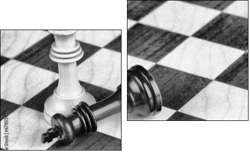Chess - Two-piece canvas, Diptych