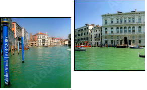 Venice. Grand Canal (panorama). - Two-piece canvas, Diptych