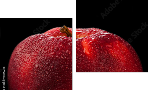 Red apple - Two-piece canvas, Diptych