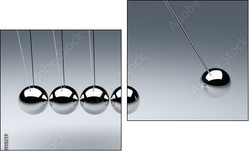 How you Spend your Time? The Time Cradle - Two-piece canvas, Diptych
