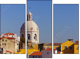 Lisbon View - Three-piece canvas, Triptych