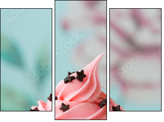 Cupcake - Three-piece canvas, Triptych