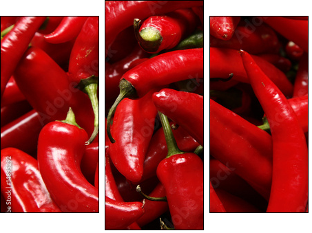 Red hot chilli peppers - Three-piece canvas, Triptych