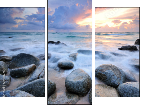 seascape - Three-piece canvas, Triptych